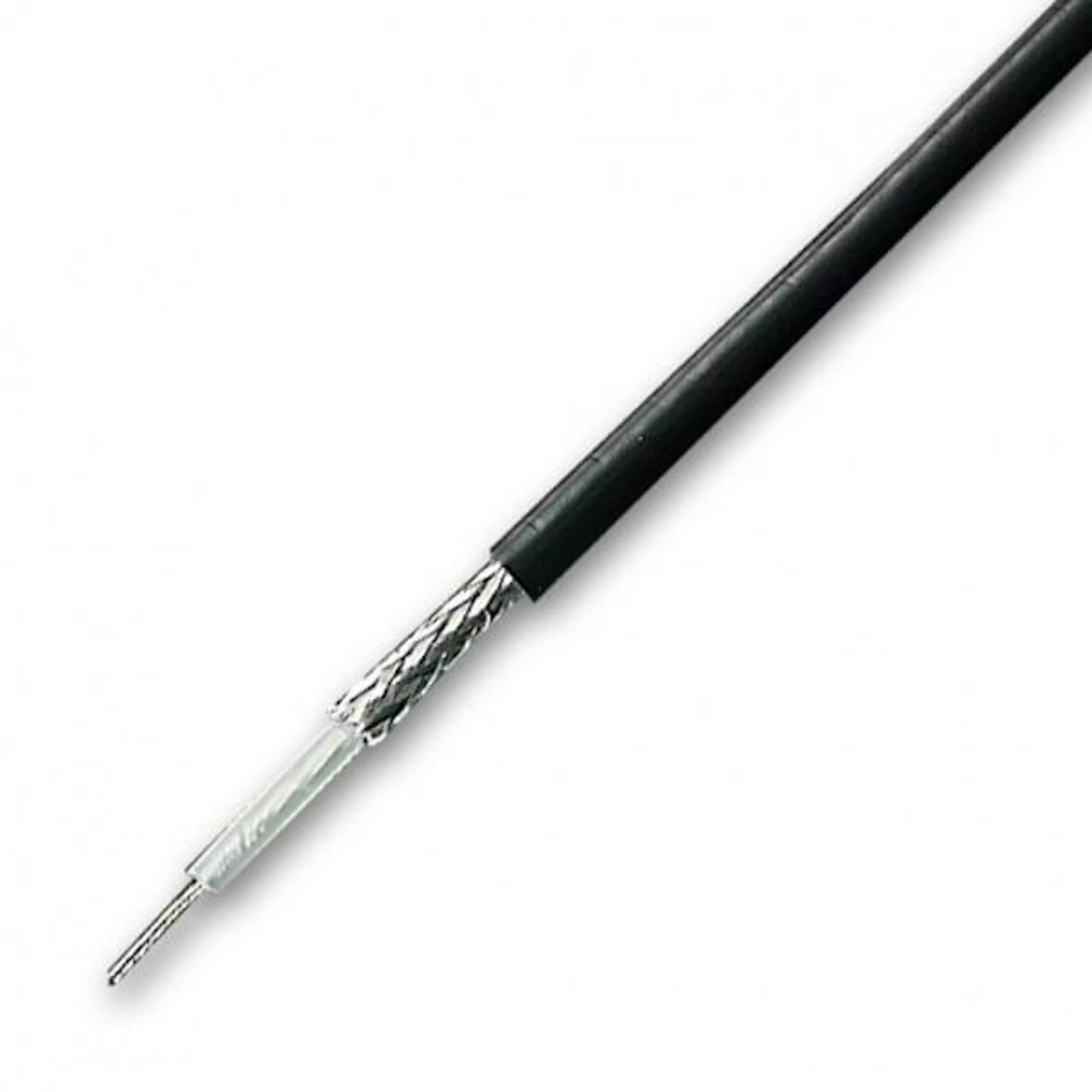 Van Damme 210006000 RG58 C/U 50 Ohm coax, black