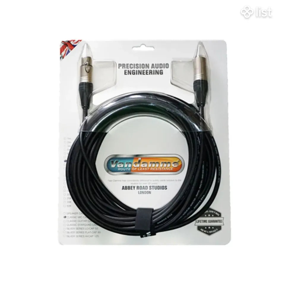 Van Damme 101067001RP Tour Grade Classic XKE mic cable