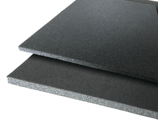 Two black foam pads.