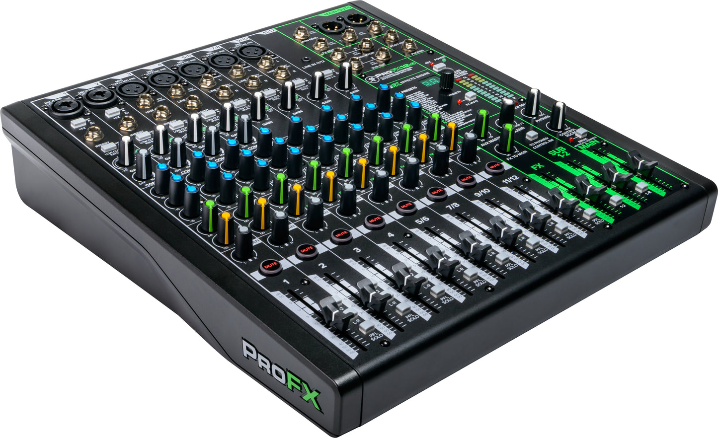 Mackie ProFX12v3 12-Channel Professional Analog Mixer with USB
