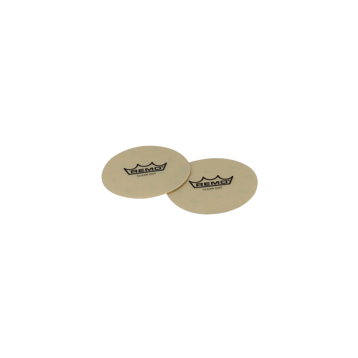REMO HK-6204-02 Clear Dot Patch Sound Control, 4" Diameter, 2 Pcs