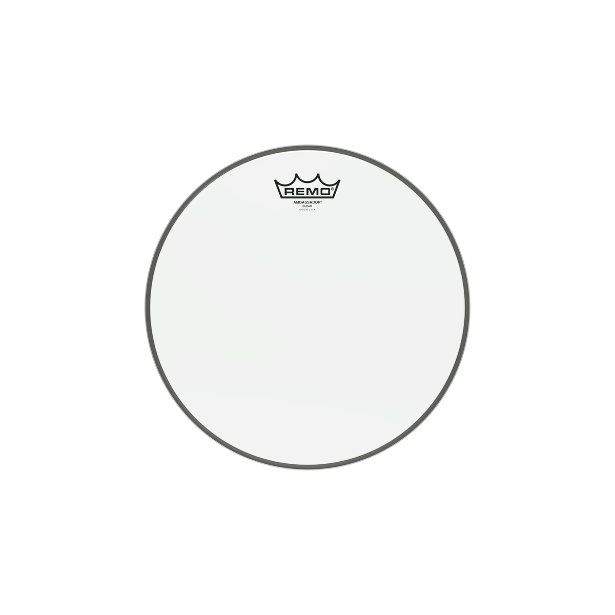 REMO BA-0312-00 Ambassador Clear Drumhead, 12"