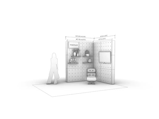 Wallstack Burgas modular partition wall system design