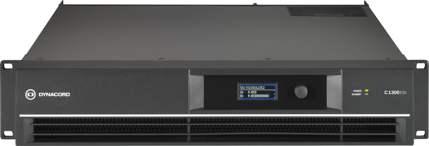 Dynacord C1300FDI DSP 2 x 650 w power amplifier