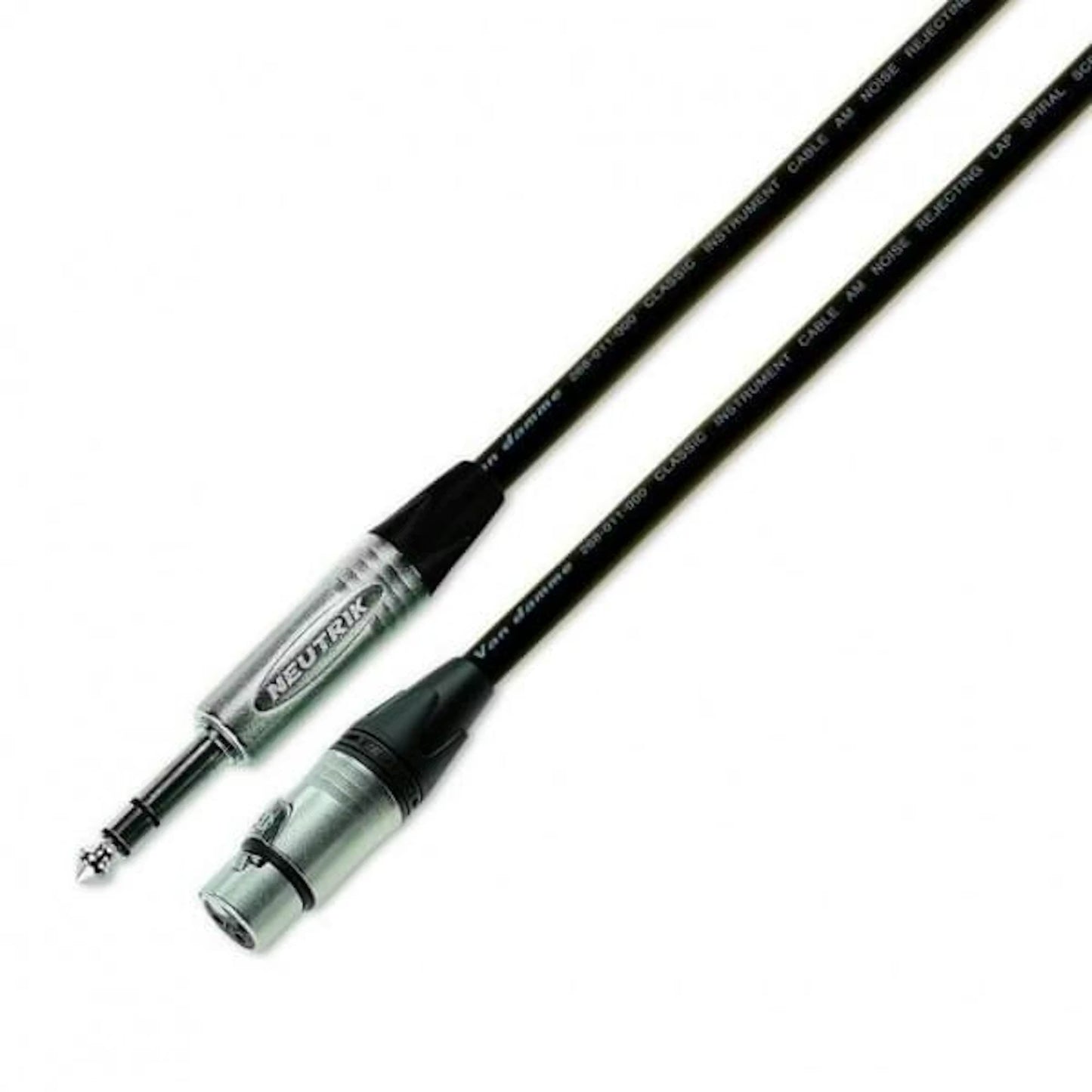 Van Damme 101033301 Neutrik stereo jack NP3X to female XLR NC3FXX 3m