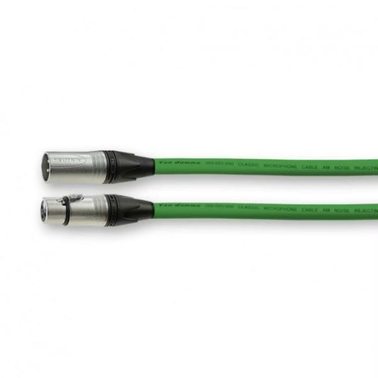 Van Damme 101807051 AES digital mic cable Neutrik male XLR NC3MXX to female XLR NC3FXX 2m
