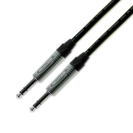 Van Damme 101040303 Neutrik stereo jack NP3X to NP3X
