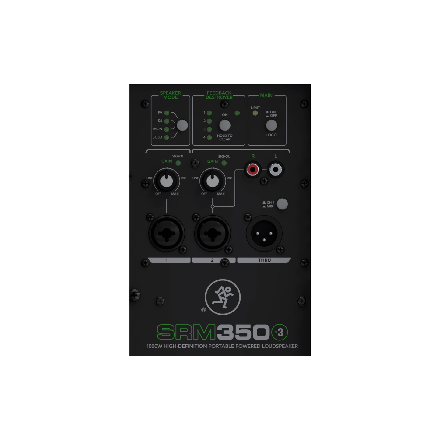 Mackie SRM350v3 1000W 10" Portable Powered Loudspeaker