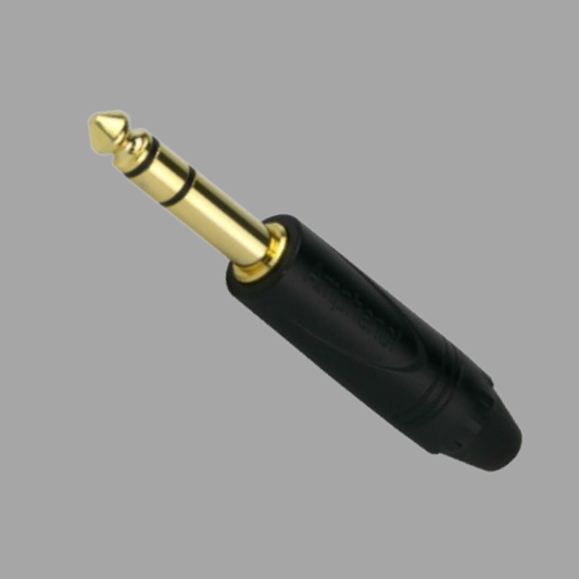 Amphenol QS3PB-AU 1/4" Male Cable Connector Stereo