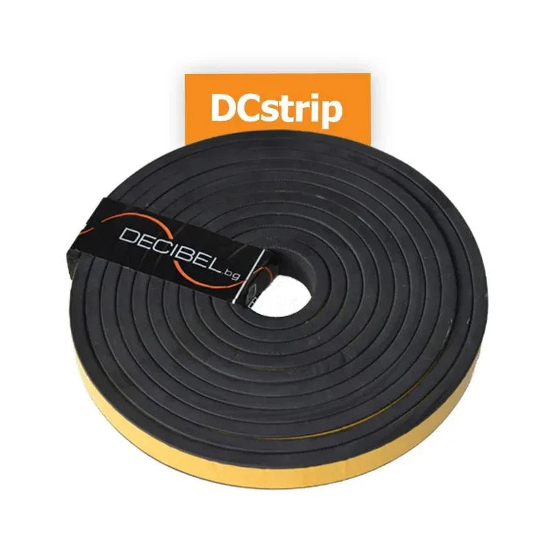 DCstrip Soundproofing system installation noise insulation strip