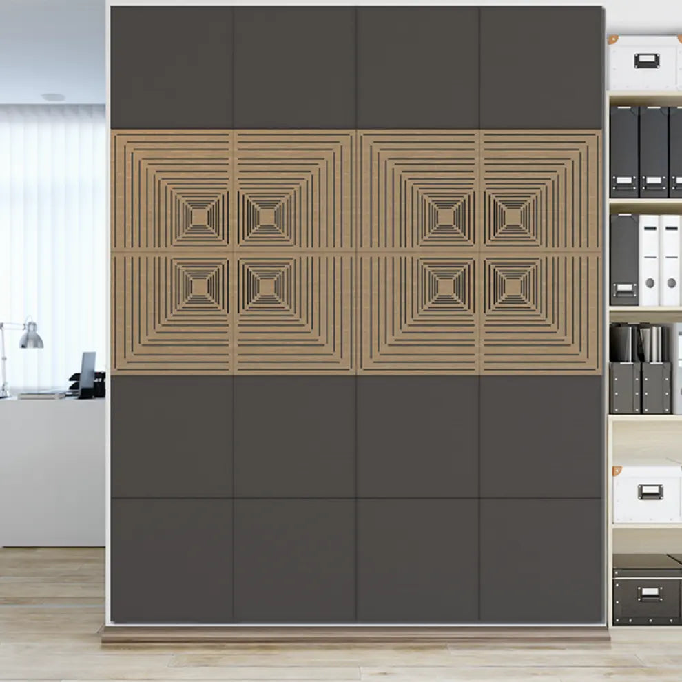 DECIBEL Wood Perforated Acoustic Sound Absorbing Panel for Ceiling Oak ACER