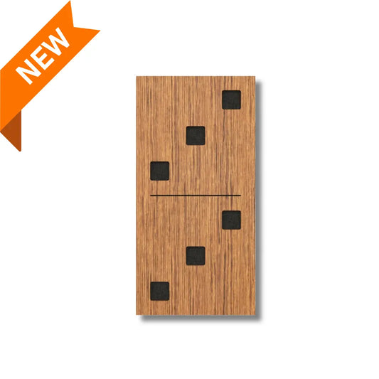 Domino Wood acoustic sound absorbing panel for walls DP3