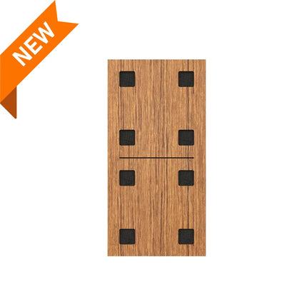 Domino Wood acoustic sound absorbing panel for wall and ceiling DP4