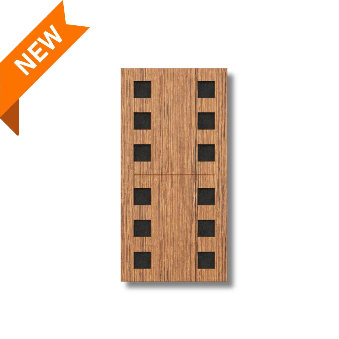 Domino Wood acoustic sound absorbing panel for walls DP6