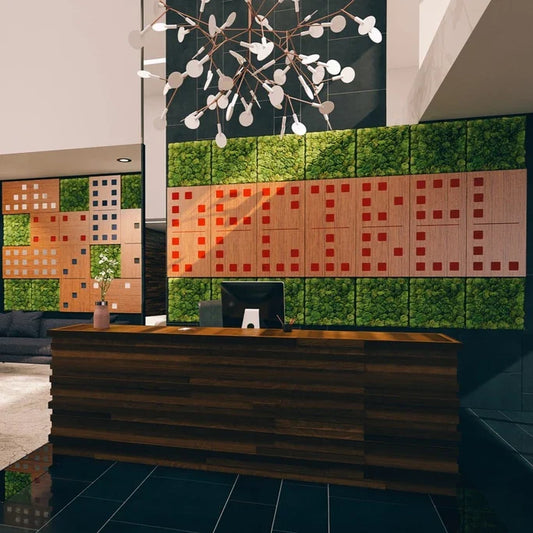 Domino Wood acoustic sound absorbing panel