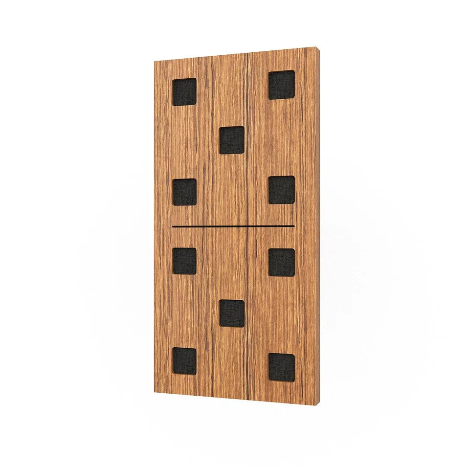 Domino Wood acoustic sound absorbing panel for wall DECIBEL DP5