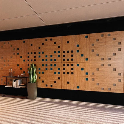 Domino Wood acoustic sound absorbing panel for walls DP10