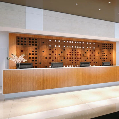 Domino Wood acoustic sound absorbing panel for wall and ceiling DP4