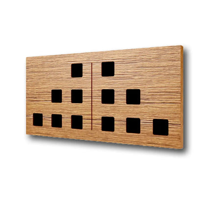 Domino Wooden acoustic sound absorbing panel for walls DP8