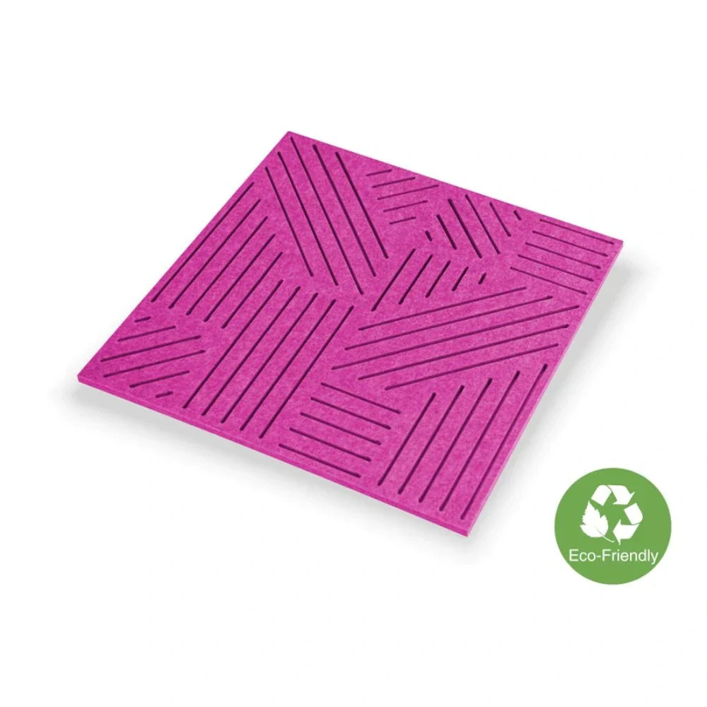 Fracti PET Felt Acoustic Panel thin eco sound absorption wall