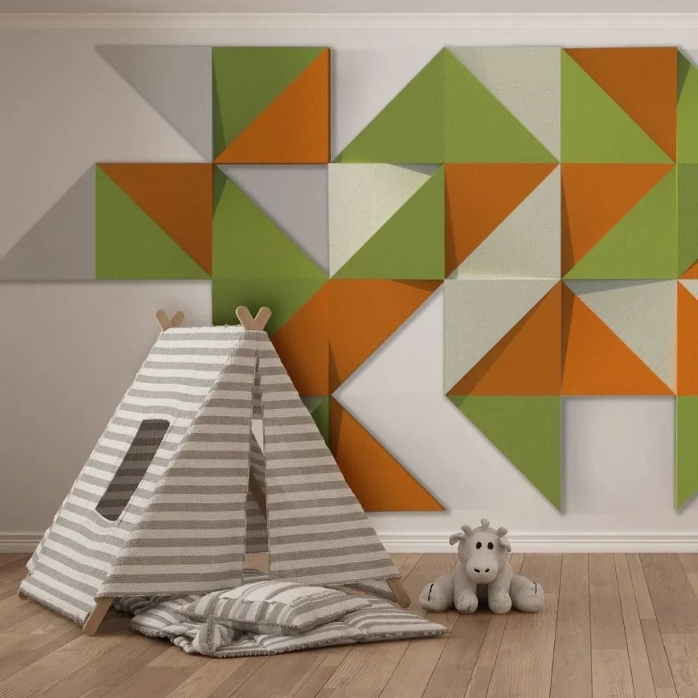 GLL 3D Fabric acoustic panel sound absorbing wall ceiling design