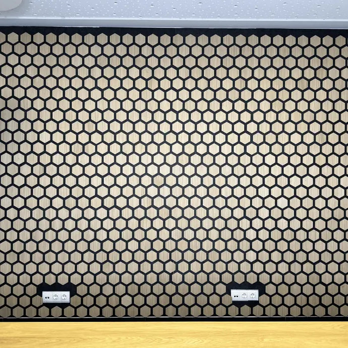 HexyBel Acoustic panel MDF PET sound absorption DECIBEL