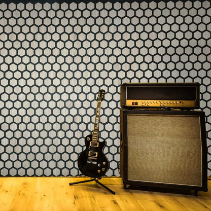 HexyBel Acoustic panel with wood MDF felt sound absorption DECIBEL