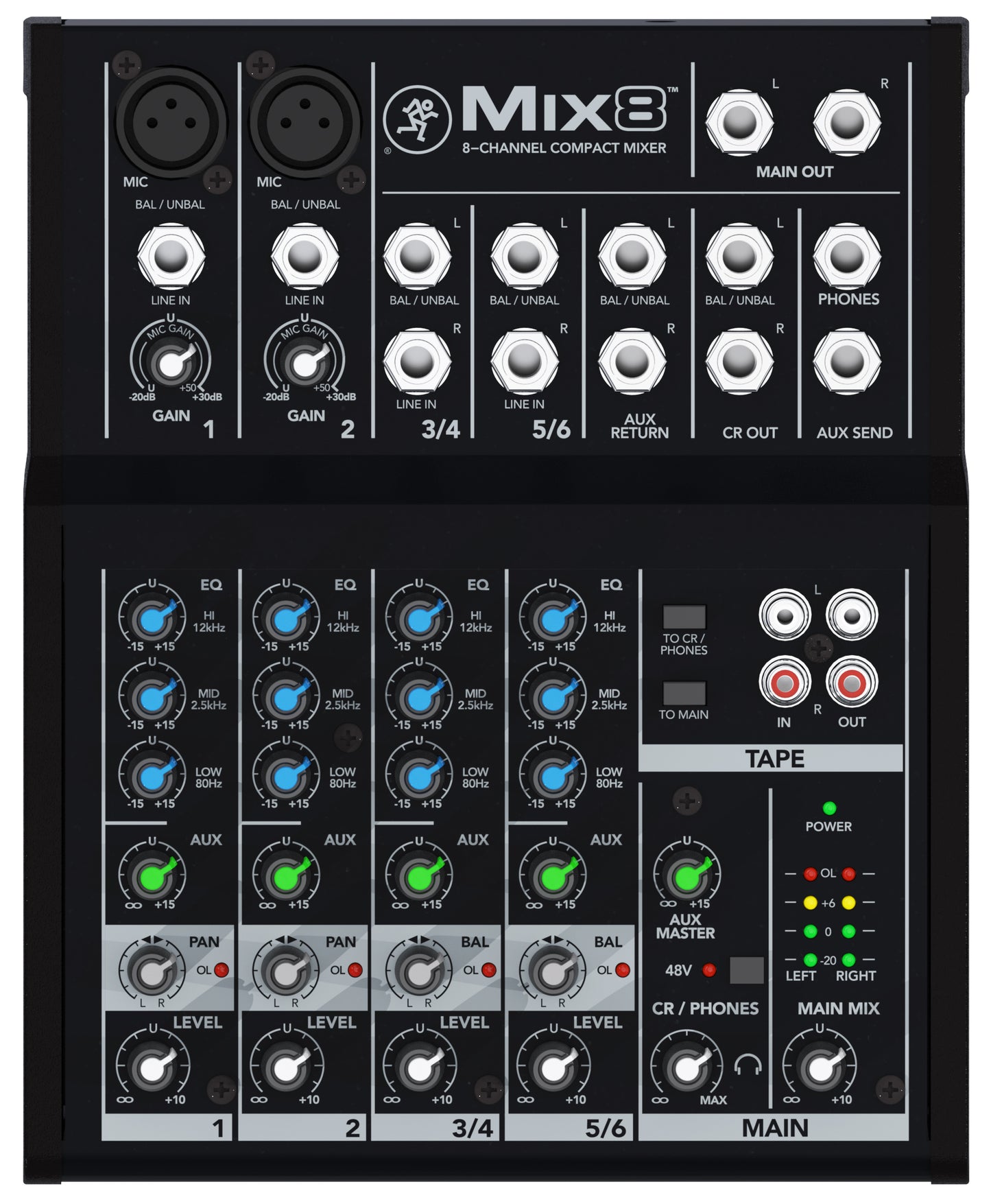 Mackie Mix8 8-Channel Mixer