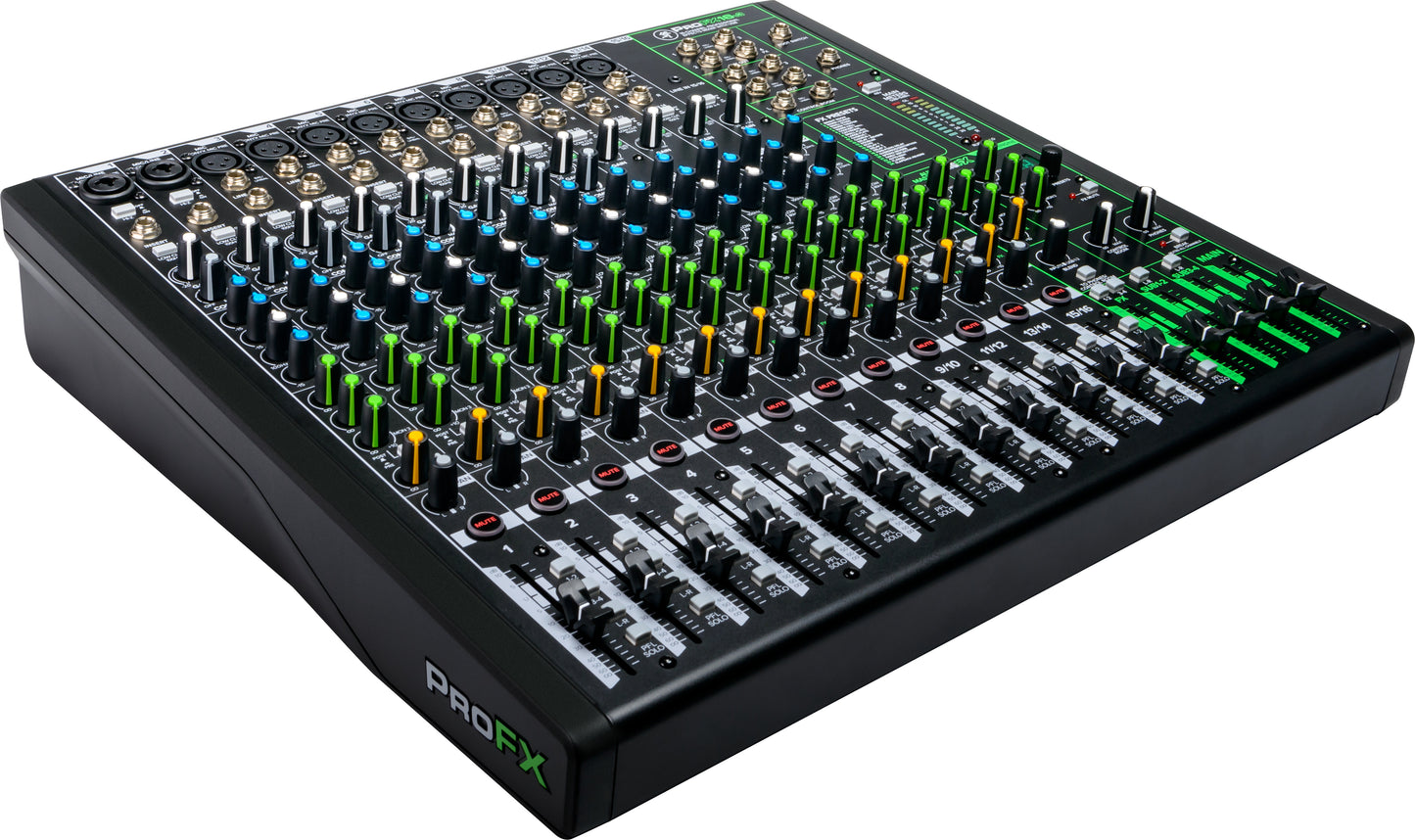 Mackie ProFX16v3 16-Channel Professional Analog Mixer with USB