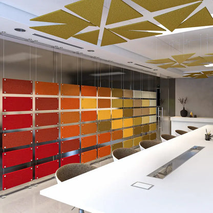 Recti PET Felt Acoustic Panel thin eco sound absorbing wall DECIBEL