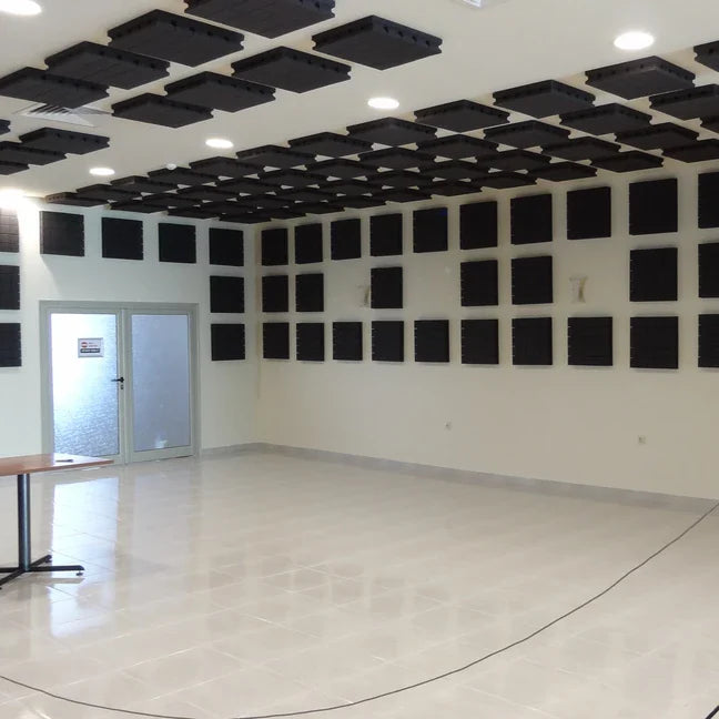 Square Raster Acoustic Panel Sound Absorbing Wall Ceiling DECIBEL