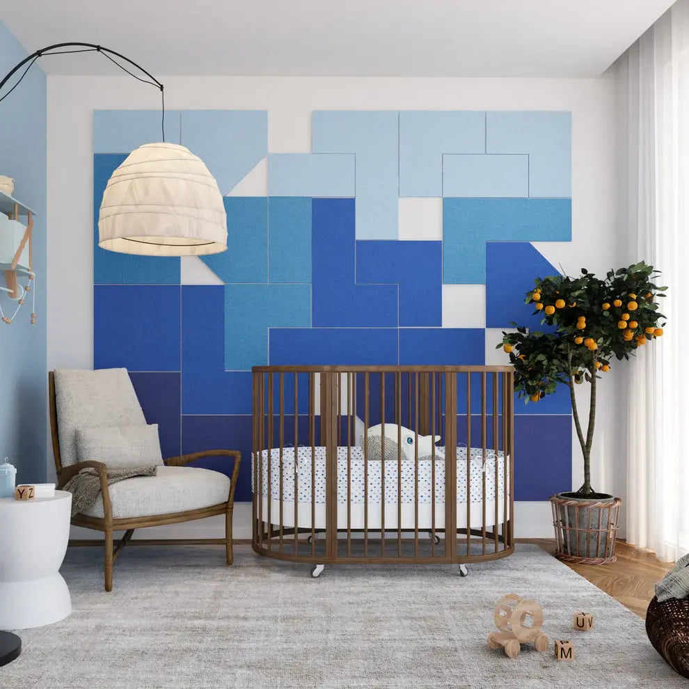 Tetris PET Felt Acoustic Panel thin eco sound absorbing wall DECIBEL