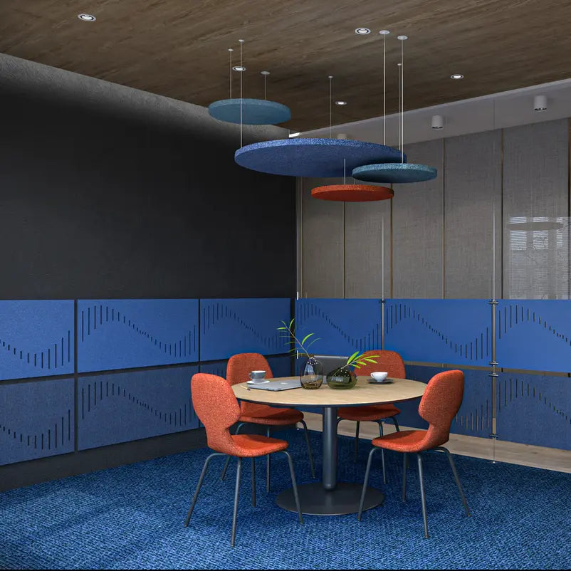 Tide PET Felt Acoustic Panel thin eco sound absorbing wall DECIBEL