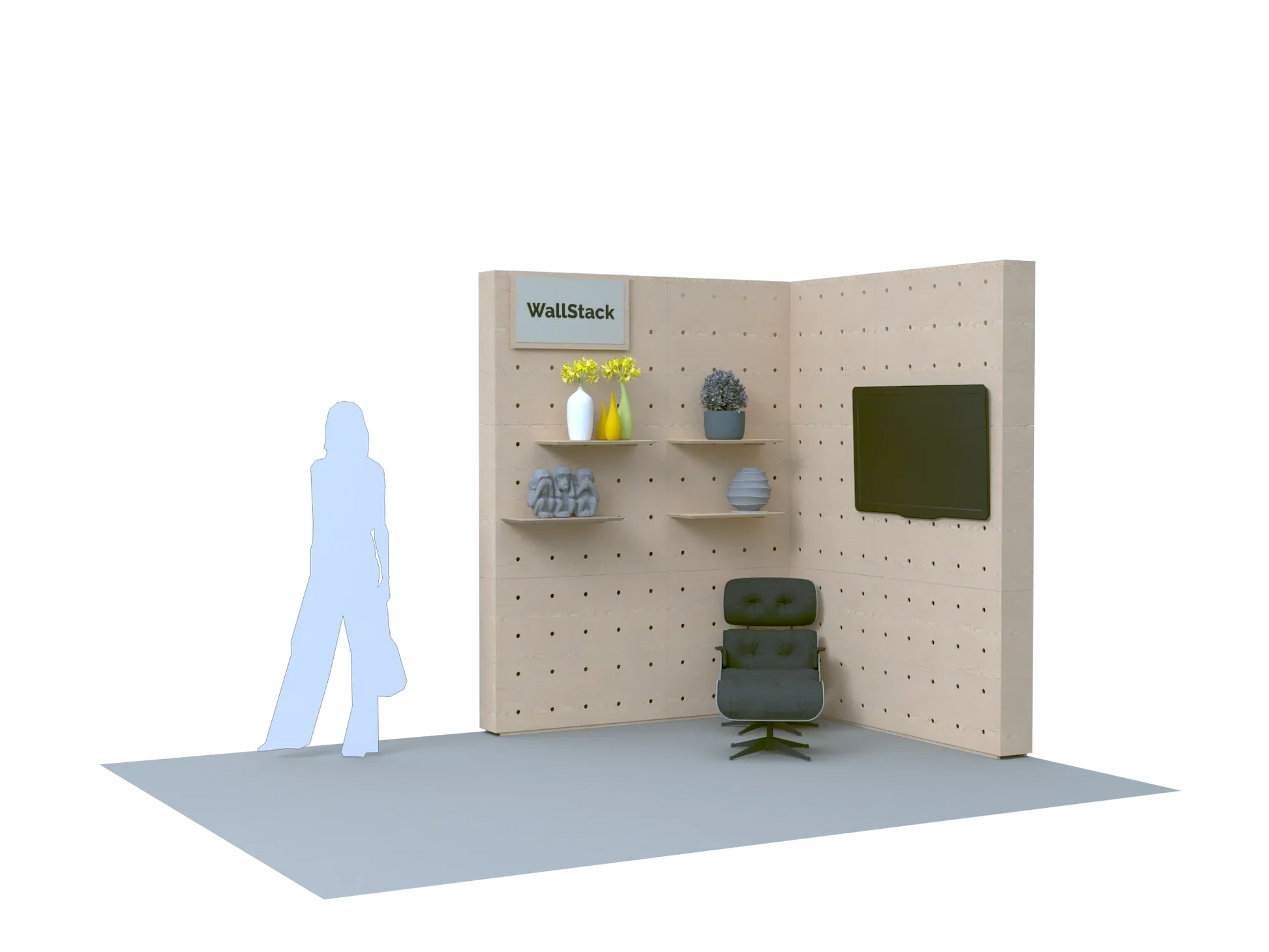 Wallstack Burgas modular partition wall system DECIBEL