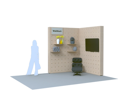 Wallstack Burgas modular partition wall system DECIBEL