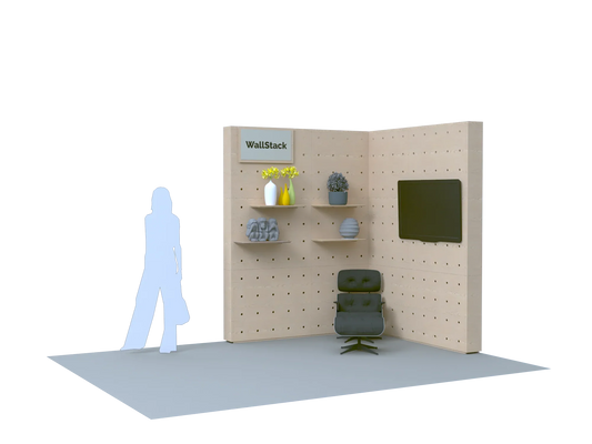 Wallstack Burgas modular partition wall system DECIBEL