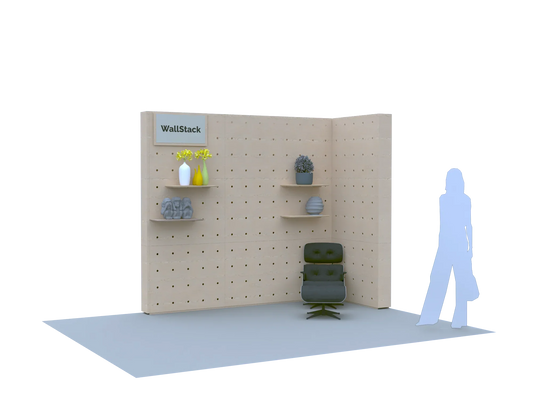 Wallstack Varna modular partition wall system DECIBEL