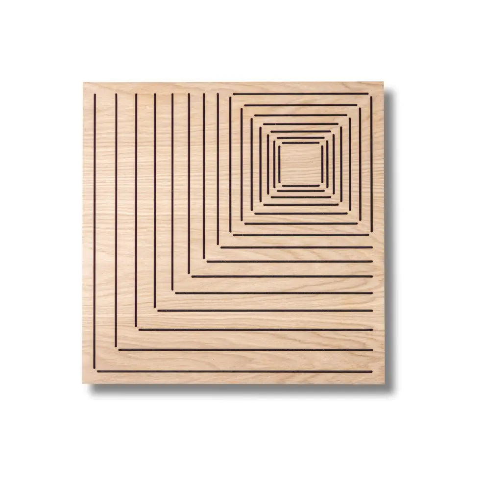 Wood acoustic sound absorbing panel for wall ACER Oak