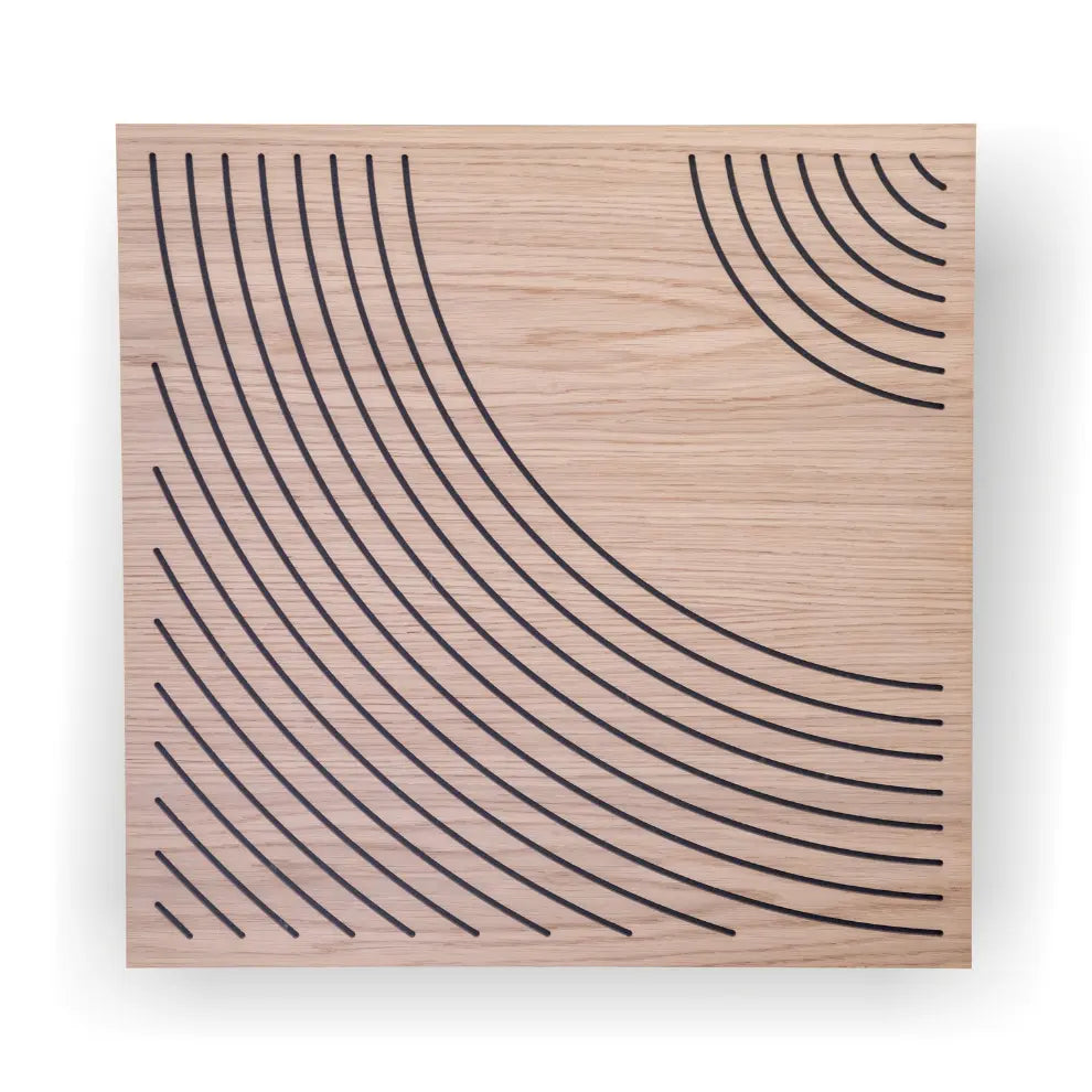 Wood acoustic sound absorbing panel for wall Wavo Oak
