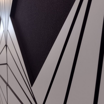 Wood acoustic sound absorbing panel for wall and ceiling Diamond