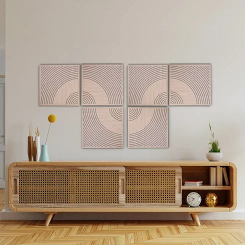 Wood perforated acoustic sound absorbing panel for ceiling Wavo