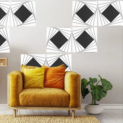 Wood perforated acoustic sound absorbing panel for wall Diamond