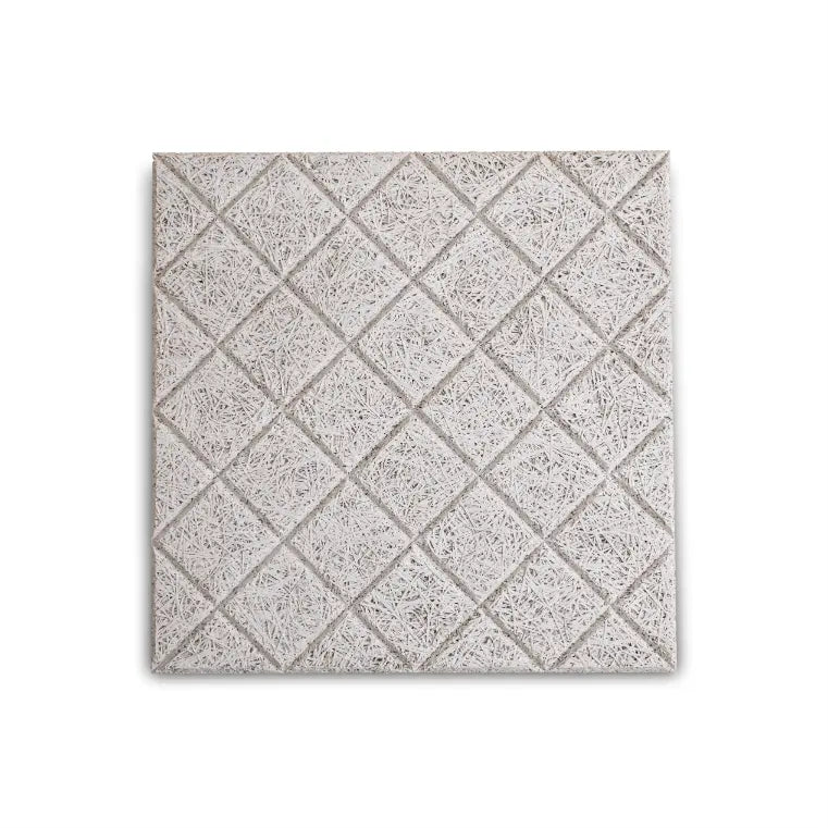 Diagonal Squares wood wool panel for acoustic applications