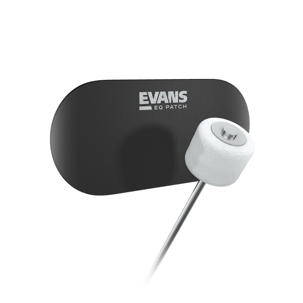 EVANS EQPB2 EQ Double Pedal Patch, Black Nylon
