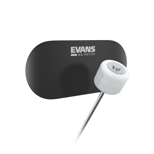 EVANS EQPB2 EQ Double Pedal Patch, Black Nylon